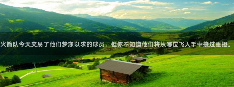 火箭队今天交易了他们梦寐以求的球员，但你不知道他们将从哪位飞人手中接过重担。