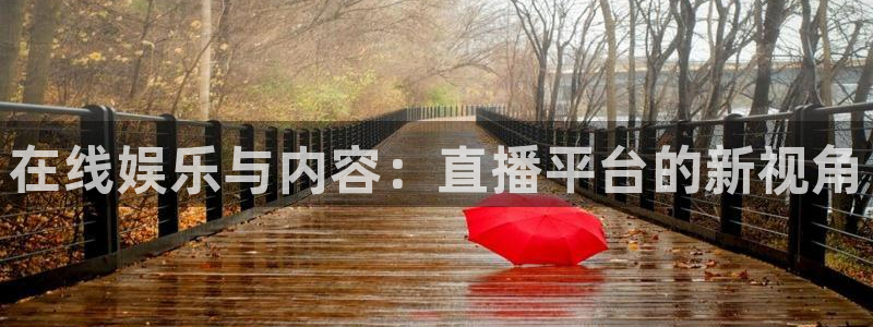 在线娱乐与内容：直播平台的新视角