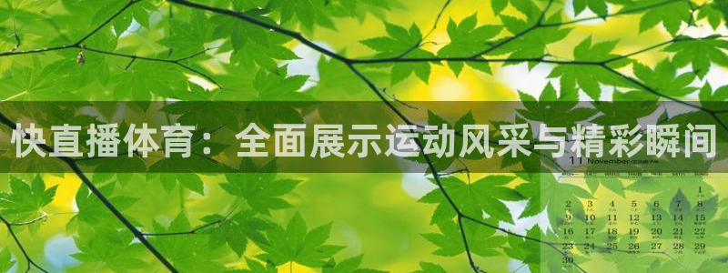 快直播体育：全面展示运动风采与精彩瞬间