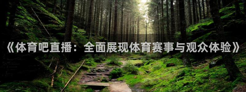 《体育吧直播：全面展现体育赛事与观众体验》