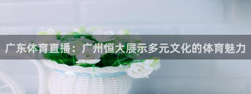 广东体育直播：广州恒大展示多元文化的体育魅力