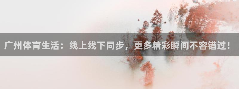 广州体育生活：线上线下同步，更多精彩瞬间不容错过！